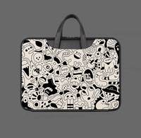 Funda para Portátil de Cuero Vegano PU Orgánico Genuino de 15'' para Adolescentes, con Diseño Moderno de Múltiples Bolsillos y Correa para Equipaje