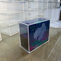 Boîte de protection moderne ETB Elite Trainer Box pour cartes TCG, avec couvercles magnétiques, anti-rouille, protection UV, pré-assemblée, transparente, directement de l'usine