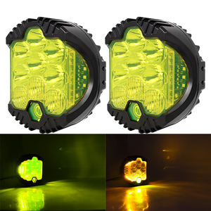 Nueva llegada 5 pulgadas Led trabajo luz cubierta amarilla Led trabajo luz foco 6000K Super brillante luz del día impermeable para el coche - Product Image 3