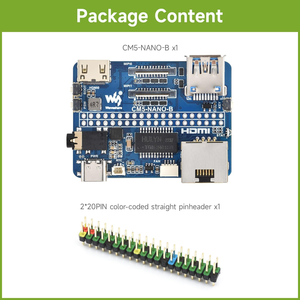 AIsmartlink Waveshare <span class=keywords><strong>Raspberry</strong></span> <span class=keywords><strong>Pi</strong></span> Compute Module 5 <span class=keywords><strong>Nano</strong></span> Base Board (B) - Product Image 2