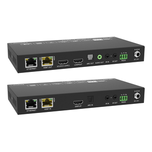 DQINFOS 100M 4K60 Hdbt 3.0 Metal Video <strong>Transmitter</strong> <strong>Receiver</strong> Supports Bidirectional 24V POC - Product Image 1