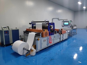 Hete Verkoop Volautomatische Glasvezel Luchtfilter Maken Machine Plooien Papier Vouwmachine
