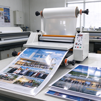 Laminateur thermique à rouleaux CG8350A, machine à laminer double face, laminateur numérique avec contrôle de la vitesse et de la température, papier photo pour affiches