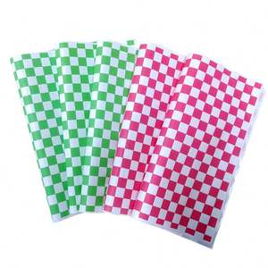 Custom Recyclable Bio-Degradable Greaseproof <b>Wax</b> Paper for Food Wrapping for Burgers Bread Cookies Sushi Personalized Logo - Product Image 6