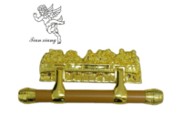 Poignée de barre de transport pour cercueil adulte TX-M, en plastique argenté/doré, accessoires funéraires, quincaillerie de décoration de cercueil pour enterrement, motif Dernière Cène