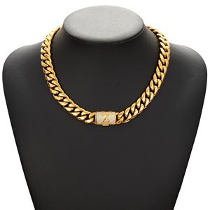 Pulsera de eslabones cubanos con hebilla de 26 letras con incrustaciones de circonitas para hombre |   Joyería Hip Hop de Acero Inoxidable Chapado en Oro PVD de 18K con Alfabeto de la A a la Z - Product Image 5