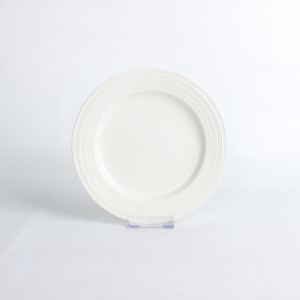 Service de vaisselle en céramique blanche écologique, directement de l'usine, assiettes <span class=keywords><strong>et</strong></span> bols en porcelaine personnalisables, vente en gros à prix abordable - Product Image 3