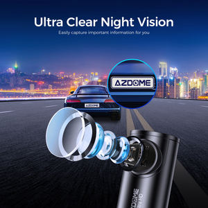 กล้องติดรถยนต์ <span class=keywords><strong>AZDOME</strong></span> <span class=keywords><strong>M300S</strong></span> ความละเอียด UHD <span class=keywords><strong>4K</strong></span> 2160P ระบบมองเห็นในเวลากลางคืนที่ยอดเยี่ยม พร้อม G-Sensor ในตัว โหมดจอดรถ ควบคุมด้วยเสียง Dvc - Product Image 6