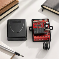JUHUI JH-KIT01 Penerima Pengontrol RF Nirkabel 433.92MHz DC12V Modul Relay Plastik 2-Kanal Tahan Air Kontrol Kode Bergulir