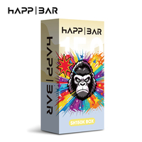 Großhandel Deutschland Spanien Slowenien Happ Bar 30K 40K 50K 100K 150K Wiederaufladbare Puffs Benutzerdefinierte Happbar Geschenkverpackung Papierbox