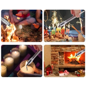 Allsome — briquet de poche en acier inoxydable <span class=keywords><strong>2</strong></span> en <span class=keywords><strong>1</strong></span>, pour <span class=keywords><strong>Camping</strong></span> en plein air, voyage, brousse, démarreur de feu de survie - Product Image 6