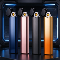 Briquet à gaz ABS portable et économique, rechargeable, pour cuisine, flamme au butane, unique, vente en gros Chine, briquet électronique