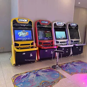 เครื่องเล่นเกมต่อสู้แบบคิงไซส์ ดีลักซ์ ดับเบิ้ล อาร์เคด มัลติฟังก์ชั่น โครงสร้างโลหะ รับประกัน 1 ปี เหมาะสำหรับครอบครัว - Product Image 2