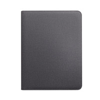 Porte-documents A4 personnalisé multifonctionnel avec batterie externe intégrée, pochette de rangement zippée pour gestionnaire d'affaires