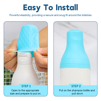 Ensemble de bouteilles de voyage articles de toilette Six pièces Silicone Portable étanche rechargeable Squeeze cosmétique avion essentiel