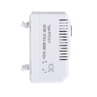 Thermostat mécanique mini DIN Rail 0-60 ° Régulateur de température pour armoire compacte AC220V
