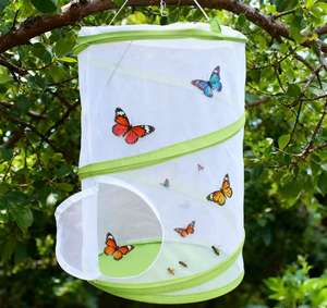 <span class=keywords><strong>Cage</strong></span> Pop-Up en Métal et Fibre avec Fermeture à Glissière pour Insectes, Reptiles et Papillons, 13 3/4x20 Pouces - Product Image 3