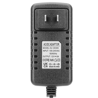 Câble de chargeur de batterie au lithium polymère LanLin portable et durable, type assemblé, 20AWG XT60 AC DC 12V3A, adaptateur secteur (plastique)