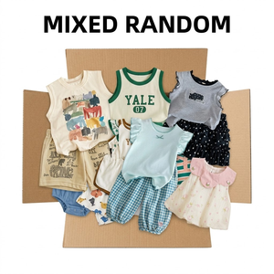 Set di Abbigliamento Estivo per Bambini All'Ingrosso, Mix Casuale di T-Shirt e <span class=keywords><strong>Vestiti</strong></span> per Ragazzi e Ragazze 0-12 Anni, Stock di Abbigliamento per Bambini - Product Image 5