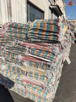 أكياس منسوجة من البولي بروبيلين بسعة 100 كجم و150 كجم و50 كجم مع طلاء مغلف لتعبئة الدقيق والأرز والأعلاف، متوفرة بشعار مخصص، إنتاج مباشر من المصنع