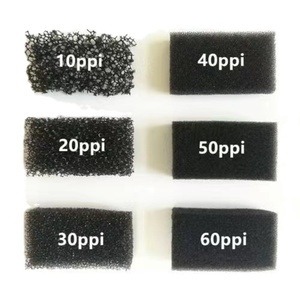 10 60ppi 망상형 폴리에스터 우레탄 바이오 필터 폼 시트 - 어항, 수족관, 연못 스펀지 필터 패드 - Product Image 2