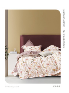 Parure de draps en pur coton imprimé floral pour la maison, drap plat 1 pièce, drap de lit le <span class=keywords><strong>moins</strong></span> cher pour la vente en gros - Product Image 6