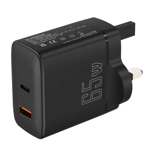 Ilepo Etl Fcc Ce Ukca <span class=keywords><strong>Gan</strong></span> 65W Pd Cargador Usb Puertos duales Enchufe de EE. UU. Carga rápida Cargador rápido 3,0 Cargador de teléfono portátil Pd - Product Image 3