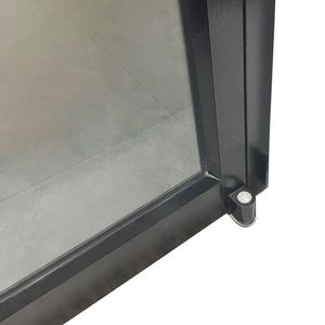 <span class=keywords><strong>Porte</strong></span> <span class=keywords><strong>intérieure</strong></span> à <span class=keywords><strong>double</strong></span> vitrage à prix bon marché <span class=keywords><strong>Porte</strong></span> affleurante en aluminium à une feuille Portes battantes modernes à entrée française en aluminium - Product Image 4