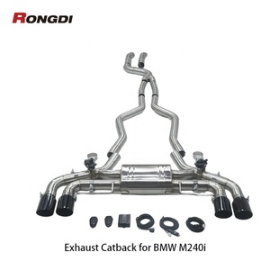 Pour BMW G42 M240i, échappement B58 3.0T 2022-2024, tuyaux en acier inoxydable 304, silencieux Valvetronic, commande à distance, catback - Product Image 2