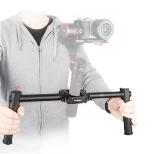 Eachshot Professional Dual Handle <b>Grip</b> Handheld Handlebar Kit for Gimbal of Crane Feiyu MOZA 3 Axis Gimbal Professional Dual Han - Product Image 6