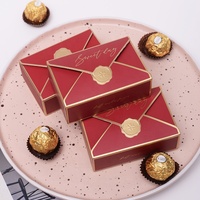 Échantillon gratuit de boîte-cadeau de bonbons personnalisée emballage de chocolat de mariage mat estampage à chaud impression UV boîte de papier de qualité alimentaire chocolats