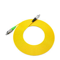 Factory Price FC APC to FC UPC Singlemode Fiber Patch Cord 1.6/2/3mm Simplex Cable for FTTH & Telecom Communication