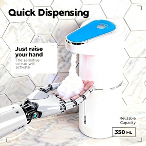 Dispensador <span class=keywords><strong>de</strong></span> Jabón por Inducción, Dispensador Eléctrico Infrarrojo sin Contacto Multinivel para Baño <span class=keywords><strong>de</strong></span> Hotel - Product Image 2