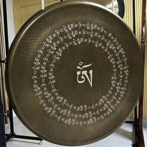 Gong en alliage <span class=keywords><strong>pour</strong></span> la guérison sonore, 80 cm, <span class=keywords><strong>pour</strong></span> la méditation, le <span class=keywords><strong>yoga</strong></span>, le bain sonore, le nettoyage énergétique - Product Image 3