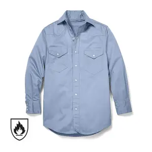 Roupa de soldagem à prova de fogo, camisa fr nfpa 2112 gato 2, venda imperdível