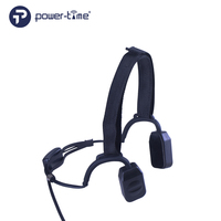 Casque à conduction osseuse étanche IP68, bandeau réglable avec écouteurs antibruit pour pompiers