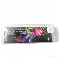 Jig Tenya 40-250g à lumière clignotante, à taux de capture élevé, avec bandes lumineuses barbelées pour la pêche au jigging en haute mer de la barre et du poisson-couteau, pour la pêche en bateau.