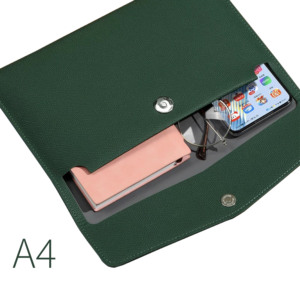 Đa-Chức Năng Túi Biểu Tượng Tùy Chỉnh PU A4 Lưu Trữ Tài Liệu Túi Màu Xanh Lá Cây Thư Mục Tập Tin OEM Danh Mục Đầu Tư Tổ Chức Văn Phòng Phẩm Chủ - Product Image 1