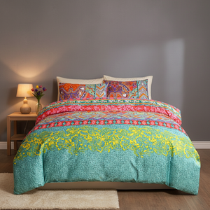 Juego de Ropa de Cama Moderna para Adultos, Estampada, para Todas las Estaciones, 100% Poliéster, Cubrecama, Fundas de Almohada, 200 Hilos, Personalizable - Product Image 1