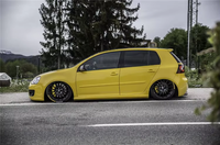 17-18 Zoll OZ Superturismo GT 5x112 5x120 Geschmiedete Konkave Felgen in Glänzend Schwarz für VW GTI MK5