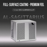 Boîtier NAS en aluminium 5052 de taille moyenne à 8 baies pour châssis de stockage MATX/ITX avec planche arrière SATA, alimentation ATX et 4 emplacements PCIe - En stock