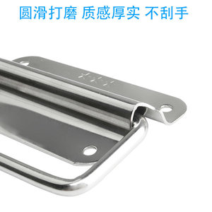 Stainless Steel Folding Pull Ring Handle Half Dumpling Shape Cabinet Door Handle Durable Surface Decoration - Product Image 5