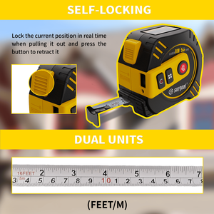<span class=keywords><strong>Cinta</strong></span> Métrica Láser T2 con Precio Directo de Fábrica, Alcance de 80M, Hoja de Acero de 5M, Recargable Tipo-C - Product Image 6