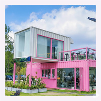 Maison Modulaire Conteneurisée d'Usine de Foshan, Bâtiment Préfabriqué en Acier à Structure Plate et Mobile pour Bureau, Maison, Atelier, Centre Commercial, Cuisine