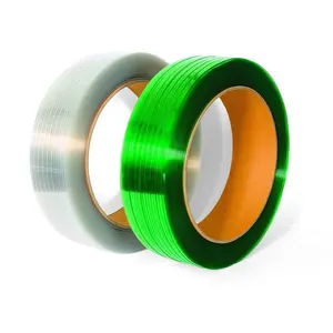 12Mm 16Mm 19Mm 25Mm 32Mm precio barato de fábrica transparente para la correa de embalaje de plástico Pp PET banda de flejado verde