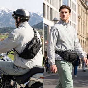 <span class=keywords><strong>Sac</strong></span> de vélo <span class=keywords><strong>urbain</strong></span> OZUKO 9934, texture en fibre de carbone, <span class=keywords><strong>sac</strong></span> bandoulière, design X-Modulaire, léger, imperméable, capacité 5L - Product Image 5