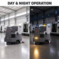 Máquina Fregadora de Pisos Eléctrica CleanHorse X6 para Cines y Teatros, 4800m2/h, Fregadora y Secadora de Pisos Comercial