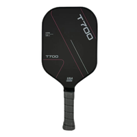 Raquette de pickleball en fibre de carbone T700 T800 pressée à froid, nid d'abeille PP, portable, durable, qualité tournoi, OEM, entraînement, vente en gros