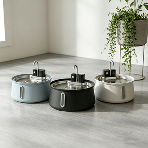 <span class=keywords><strong>Bebedero</strong></span> Automático Inalámbrico para Mascotas, Dispensador Inteligente de Agua y Comida para Perros y Gatos, con Batería, Tazón de Acero Inoxidable - Product Image 2