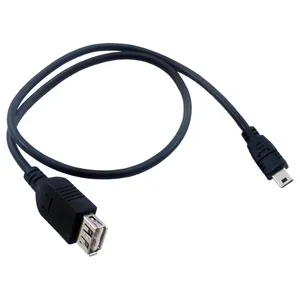 USB نوع 2.0 الإناث إلى البسيطة USB الذكور المكونات كبل شحن كابل بيانات ل PC الهاتف المحمول سيارة الصوت قرص الموسيقى لاعب